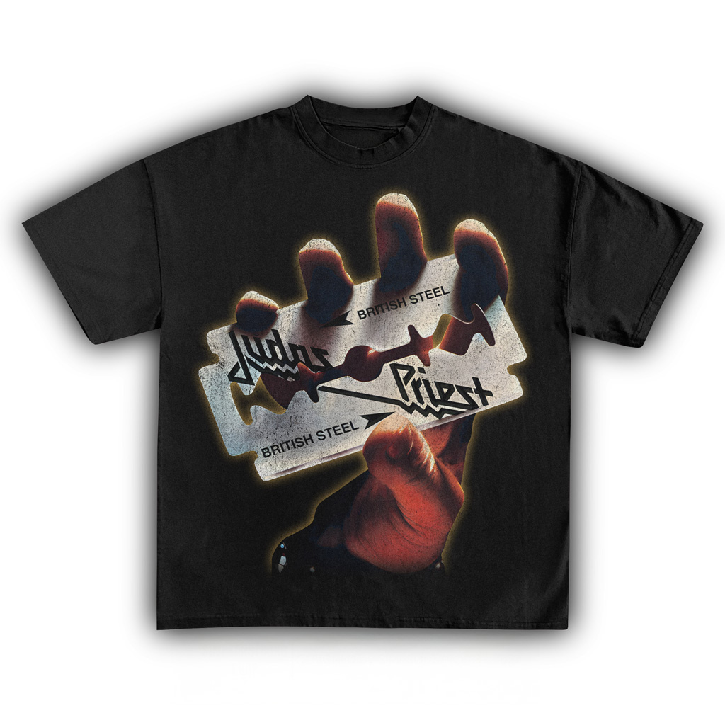 Judas Priest British Steel Vintage T-Shirt Fan Merch Christmas Gifts For Him-1