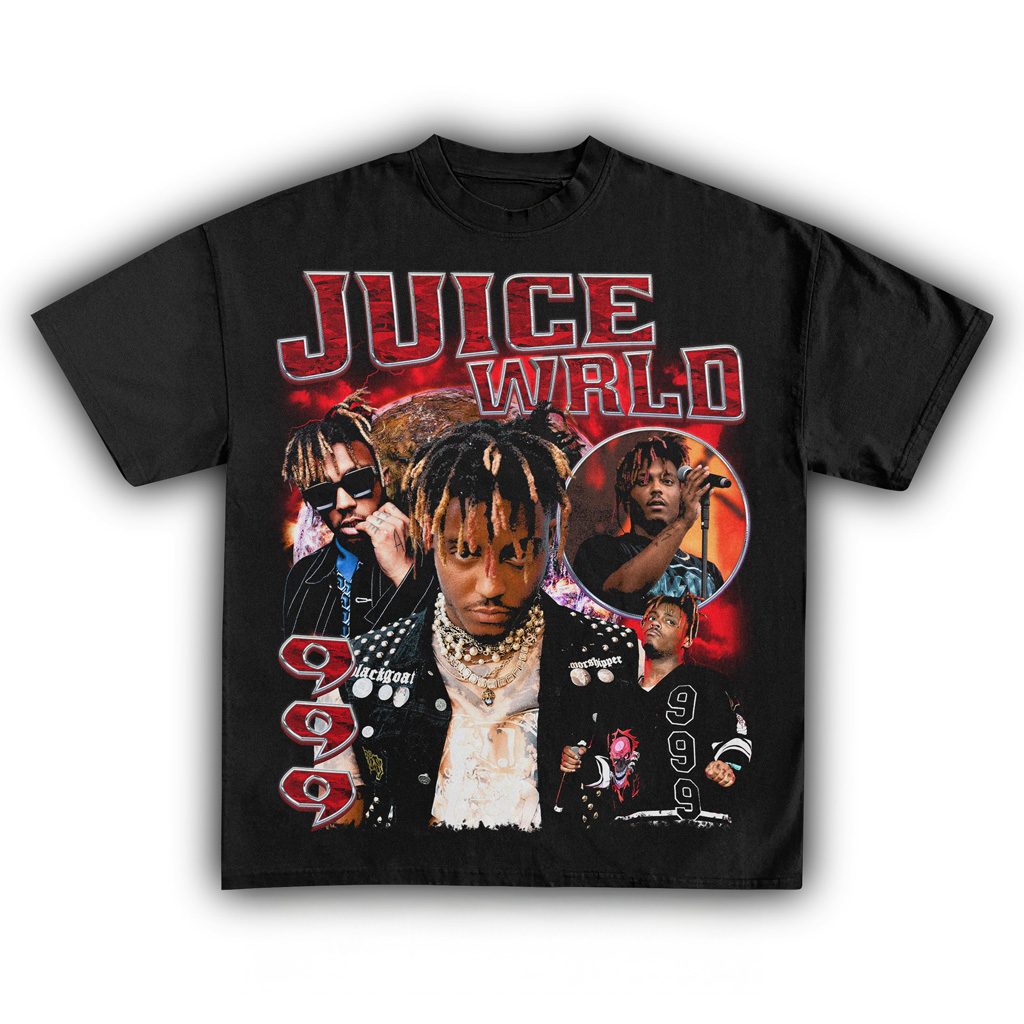 Juice WRLD 999 Black Shirt Juice WRLD Merch Presents For Music Lovers-1