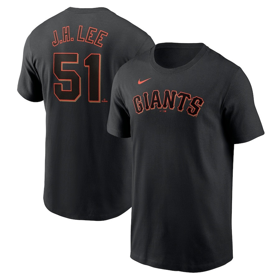 Jung Hoo Lee T-Shirt SF San Francisco Giants Name & Number Club Fan Merch Gifts-1 Jung Hoo Lee T-Shirt SF San Francisco Giants Name & Number Club Fan Merch Gifts-1