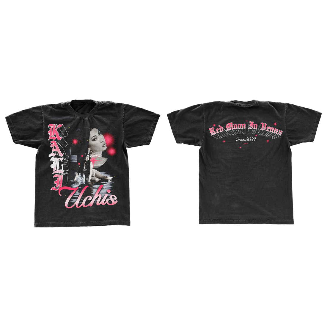 Kali Uchis Merch RMIV Tour Black And Pink Tour T-Shirt Great Mother's Day Gifts Gifts For Fans-1 Kali Uchis Merch RMIV Tour Black And Pink Tour T-Shirt Great Mother's Day Gifts Gifts For Fans-1