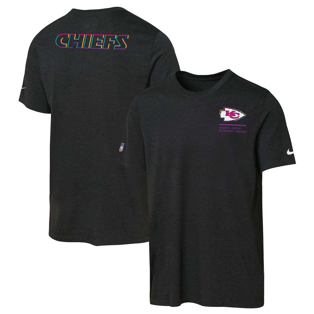 Kansas City Chiefs Crucial Catch NFL T-Shirt 2025 Rainbow Chiefs Merch Brother Gifts Ideas-1