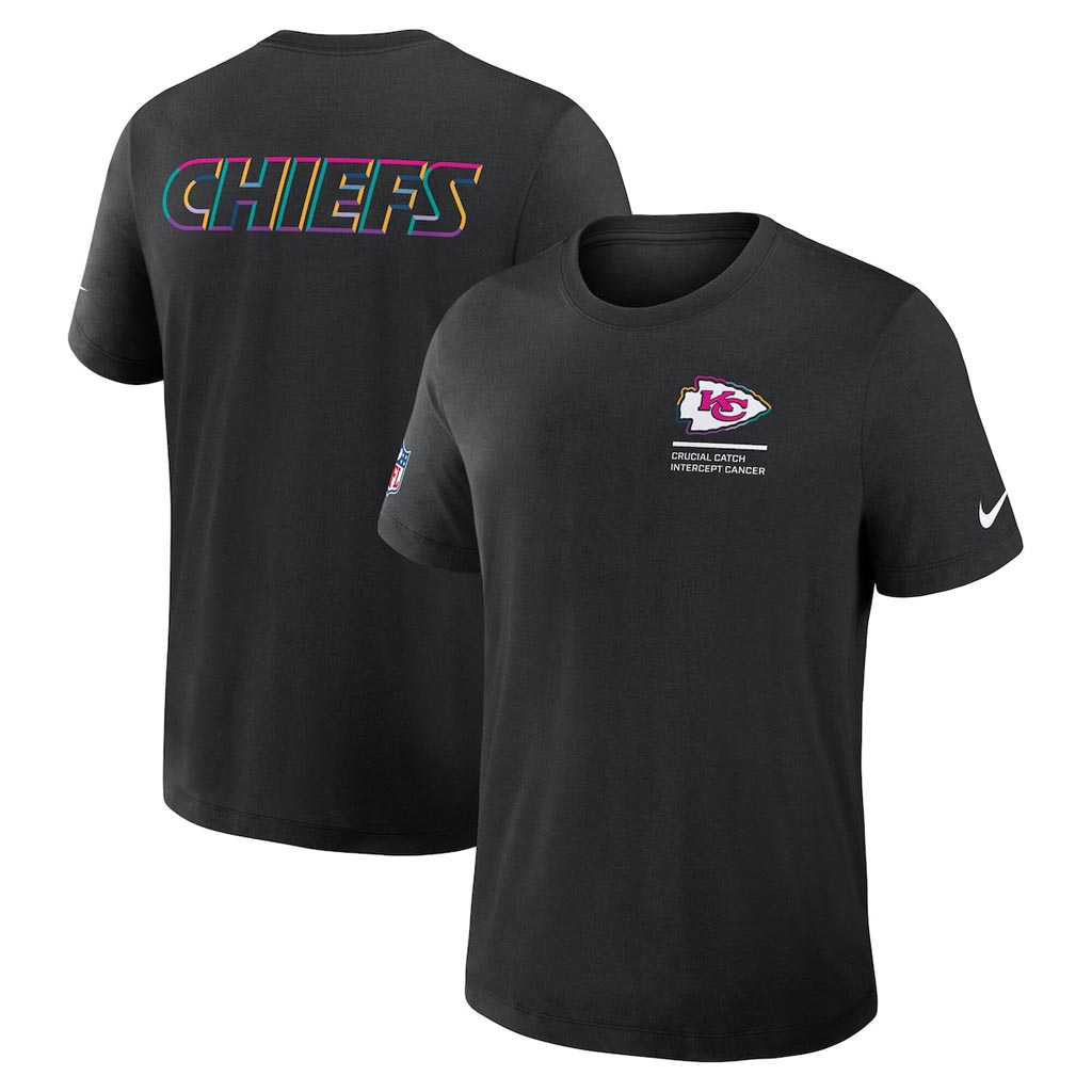 Kansas City Chiefs Crucial Catch NFL T-Shirt 2025 Rainbow Chiefs Merch Gift Ideas For Men-1