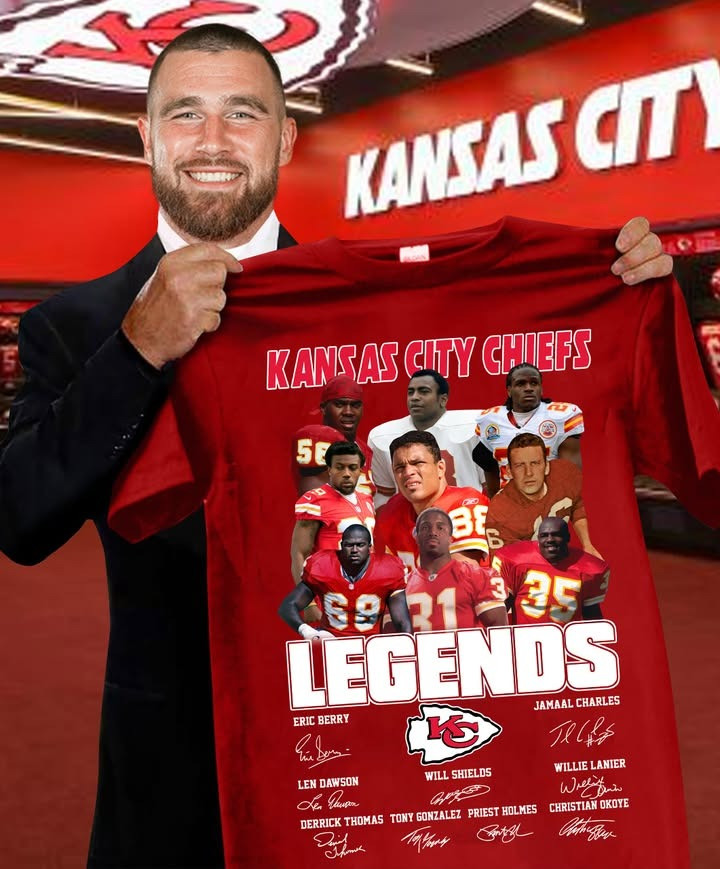 Kansas City Chiefs Legends T-Shirt Chiefs Merch Best Gifts For Football Fans-1
