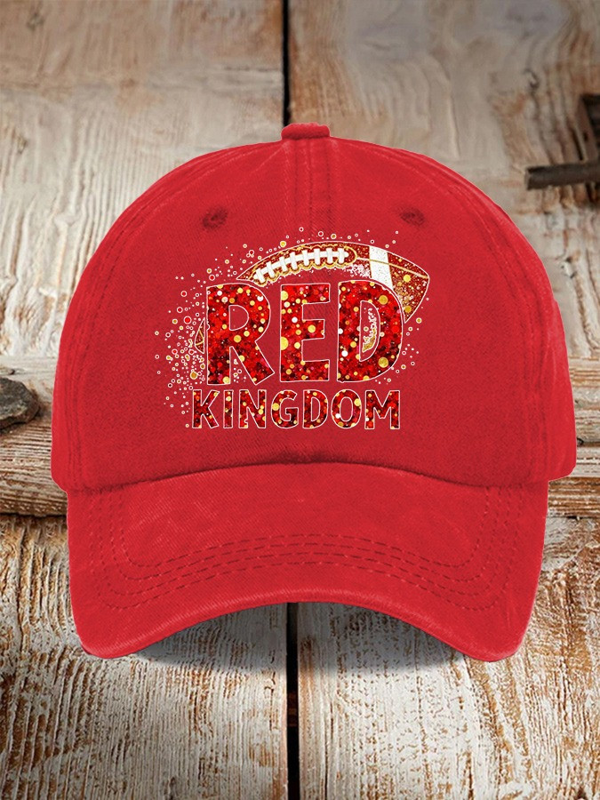 Kansas City Chiefs Red Kingdom Hat 3D Print Cap Merch Gifts For Chiefs Fans For Her-1