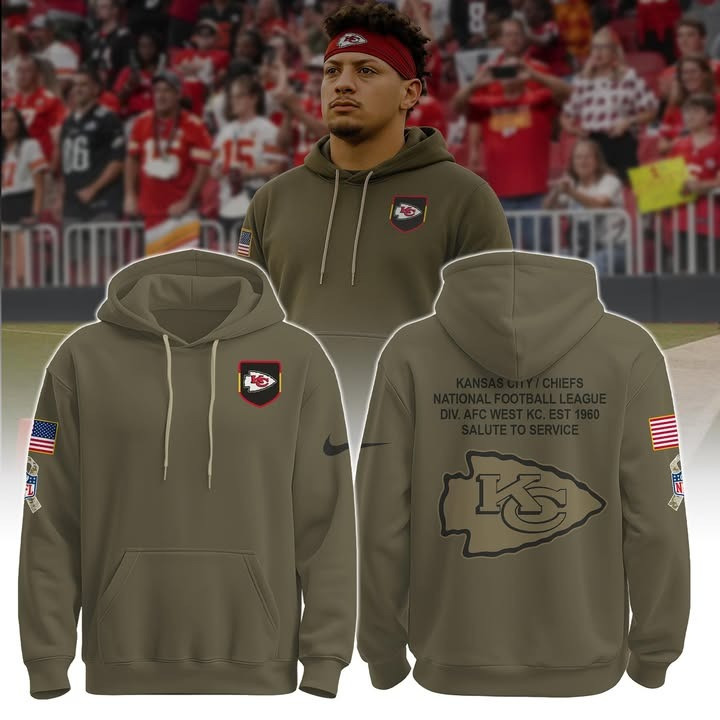 Kansas City Chiefs Salute to Service Hoodie Chiefs Merch Presents For Football Fans-1