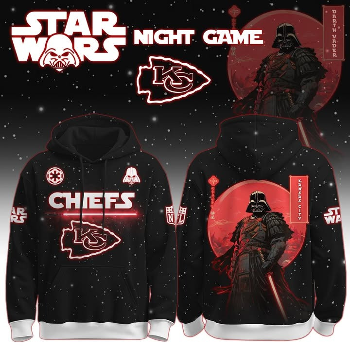 Kansas City Chiefs X Star War Hoodie Chiefs Merch Cool Gifts For Star Wars Fans-1