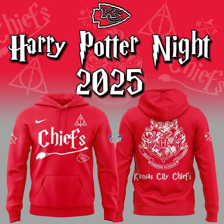 Kansas City Chiefs x Harry Potter Night 2025 Hoodie Game Day Fan Merch Gifts For Him-1