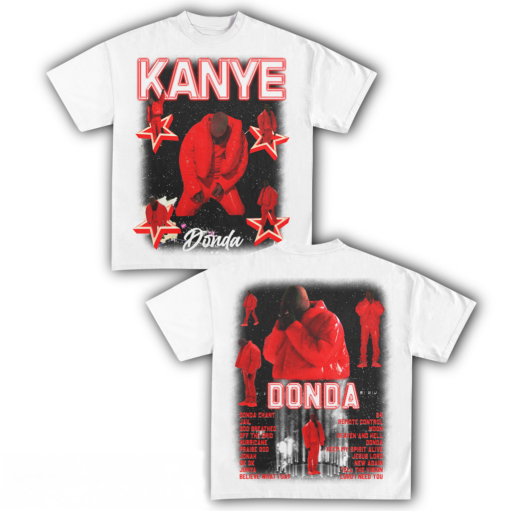 Kanye West Donda White Shirt Kanye West Merch Cool Gifts For Music Lovers-1