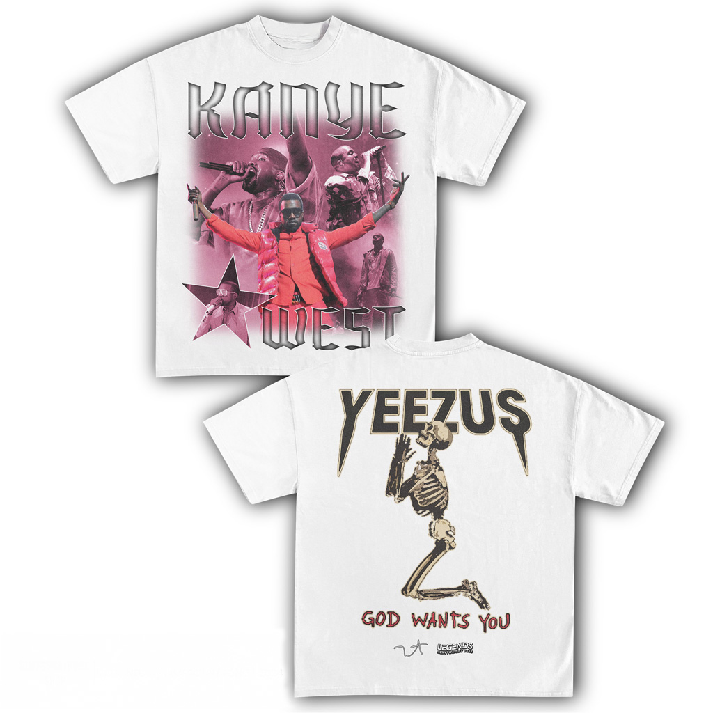 Kanye West Yeezus God Wants You Shirt Kanye West Merch Gifts For Music Lovers-1