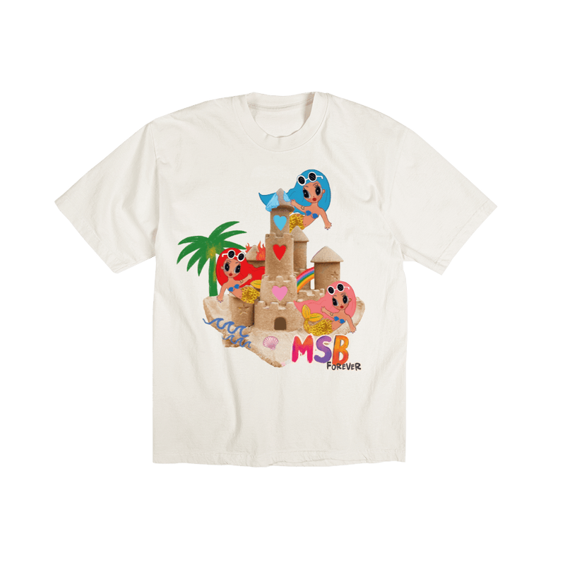 Karol G Merch T-Shirt MSB Forever Sandcastle Tee Shirt Concert Tour Merch Fan Gifts-1