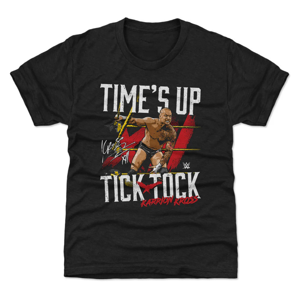 Karrion Kross Shirt Time's Up Tick Tock WWE Karrion Kross Merch Apparel Fan Gifts For Men-1