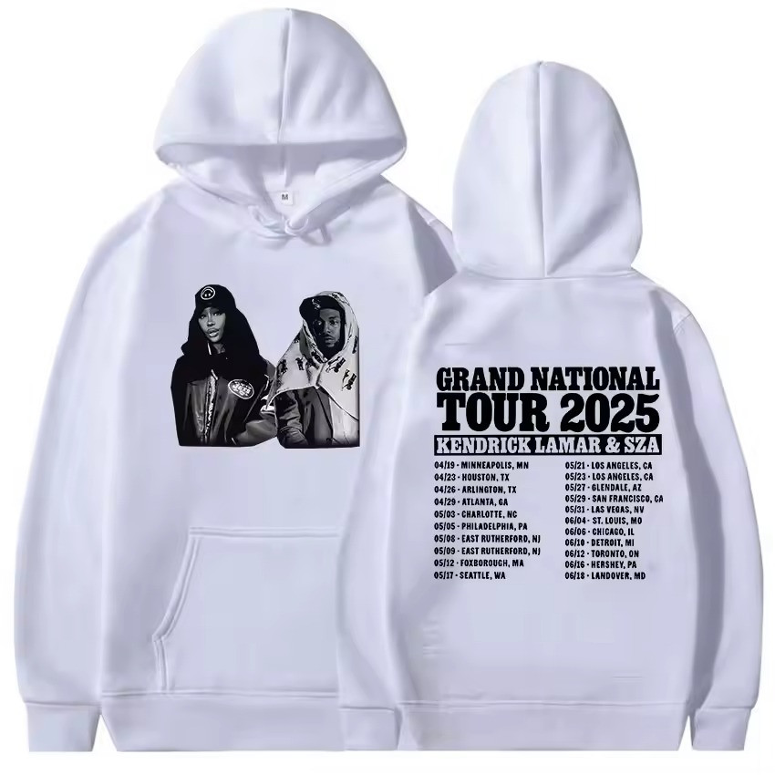 Kendrick And Sza Grand National Tour Merch 2025 Hoodie GNX Kendrick SZA Fan Gift Ideas-1
