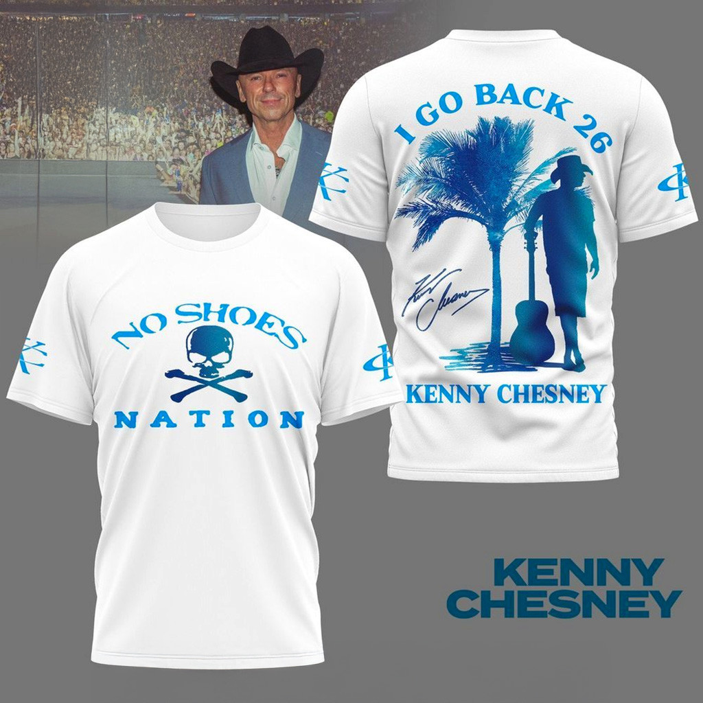Kenny Chesney I Go Back 26 T-Shirt Kenny Chesney Merch Xmas Gifts For Him-1