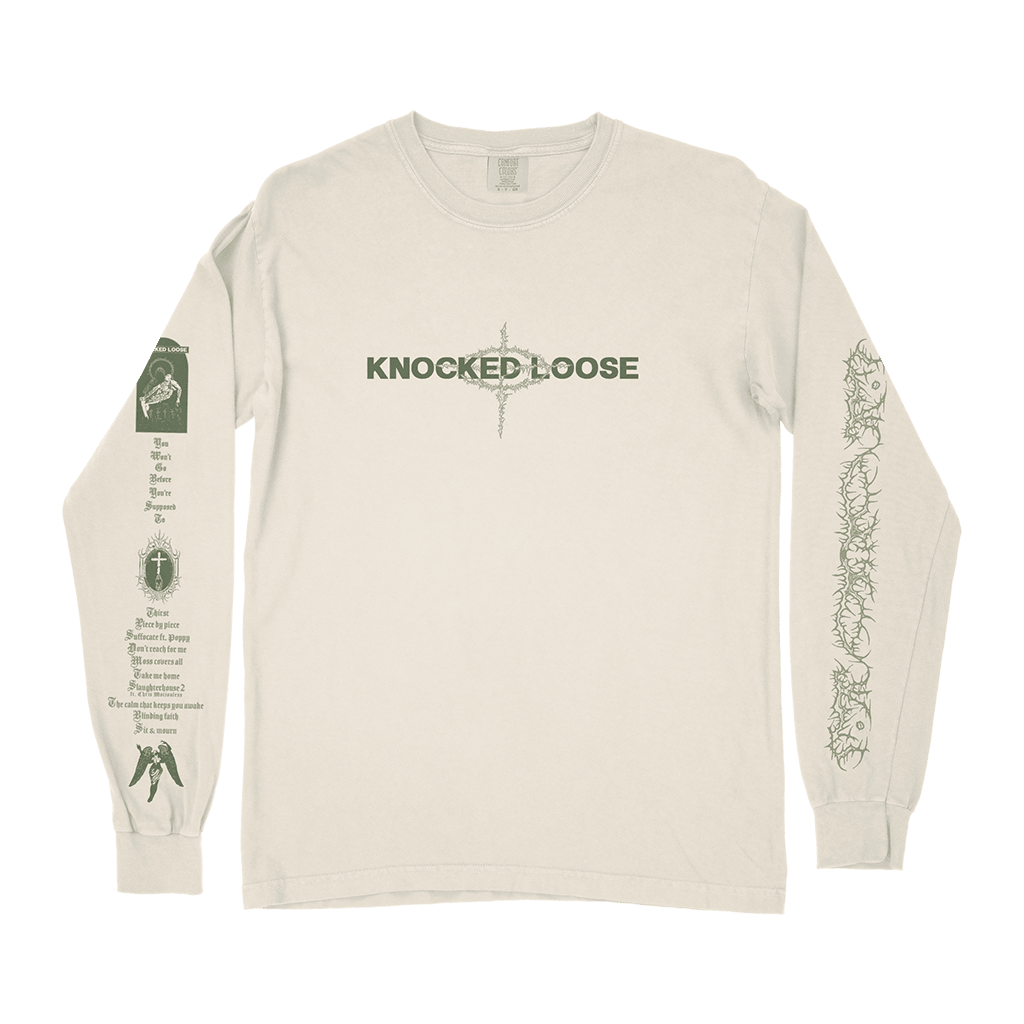 Knocked Loose Merch Knocked Loose You're Supposed To Ivory Long Sleeve Shirt Mother's Day Gifts-1