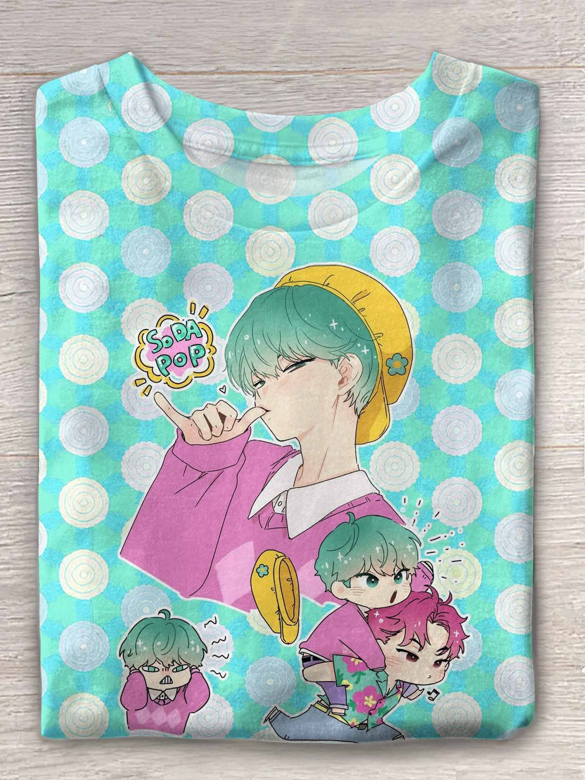 Kpop Demon Hunters Merch Soda Pop Baby Saja T-Shirt Cute Kpop Demon Hunters Apparel-1