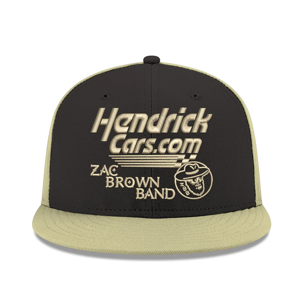Kyle Larson Merch KL5 HendrickCars Com Zac Brown Band Embroidered Snapback Hat Fans Gifts-1