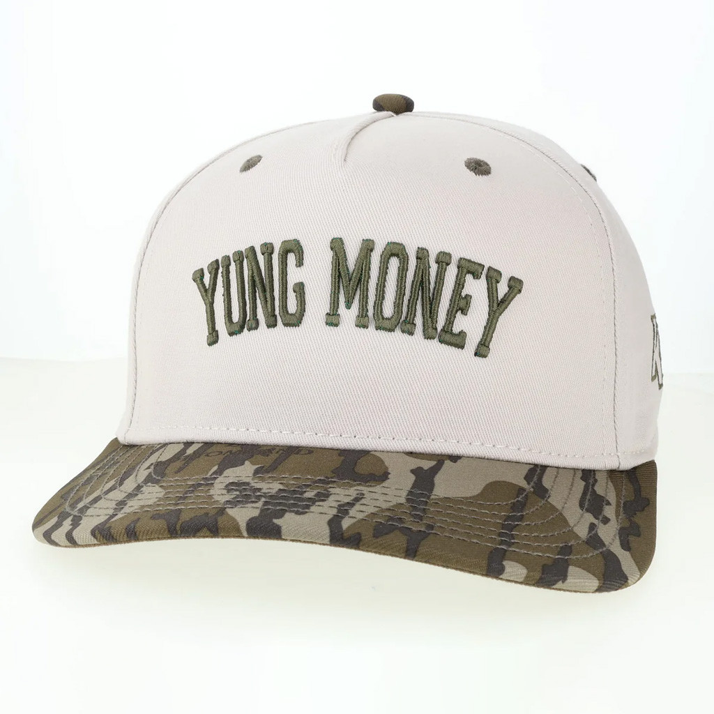 Kyle Larson Merch Yung Money Embroidered Camo Hat Christmas Gifts For Racing Fans-1