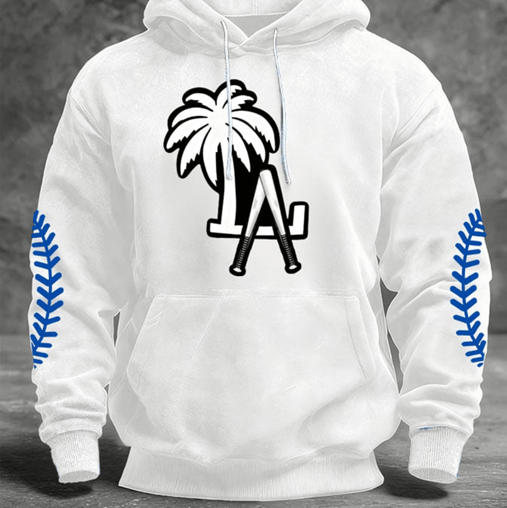 LA Beach Palm Tree Life Hoodie Los Angeles Baseball Sports Fan Clothing Gifts For Him-1 LA Beach Palm Tree Life Hoodie Los Angeles Baseball Sports Fan Clothing Gifts For Him-1