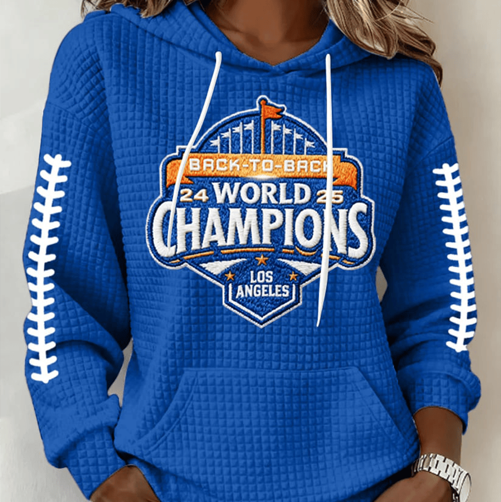 LA Dodger World Series 2025 Hoodie Dodgers Back To Back Champions Unique Baseball Gifts-1 LA Dodger World Series 2025 Hoodie Dodgers Back To Back Champions Unique Baseball Gifts-1
