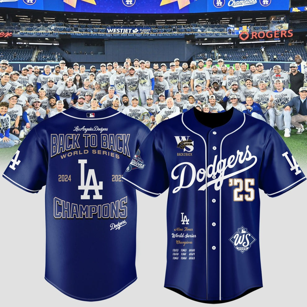 LA Dodgers 2025 World Series Champions Jersey Best Dodgers World Series Merch For Fan-1