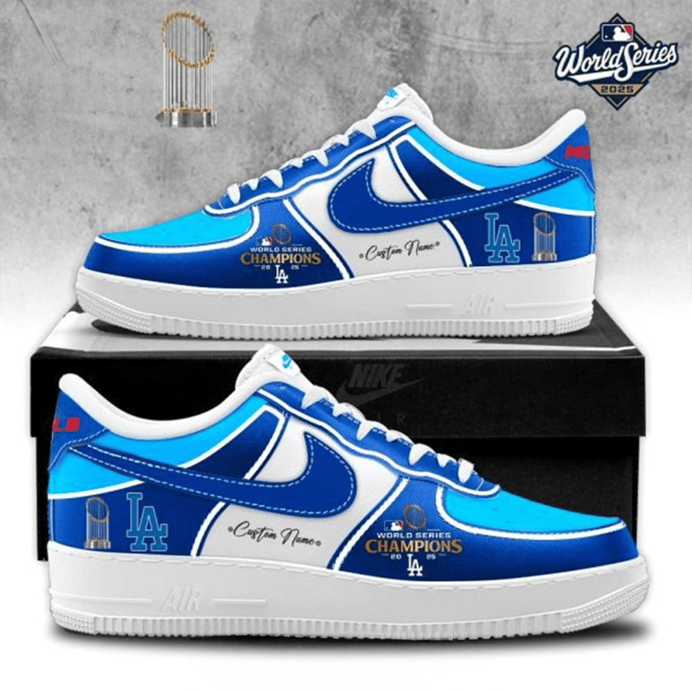 LA Dodgers 2025 World Series Champions Shoes Game Day Shoes LA Dodgers Fans Presents-1
