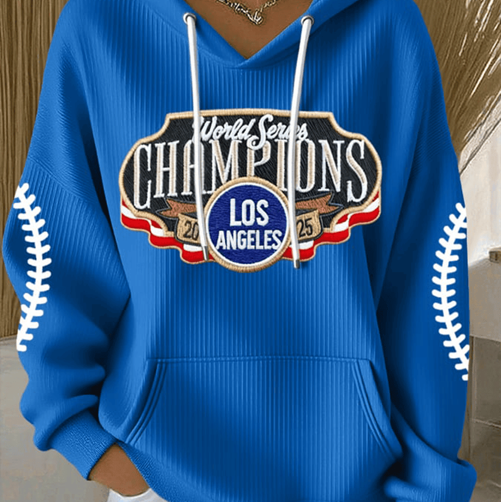 LA Dodgers 2025 World Series Hoodie Dodgers World Series Merch Dodgers Fan Gifts-1