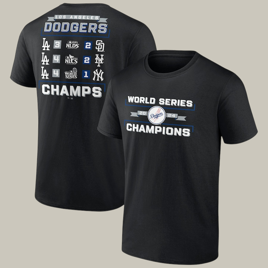 LA Dodgers 2025 World Series T-Shirt Dodger World Series Merch Baseball Shirt Sport Gifts-1