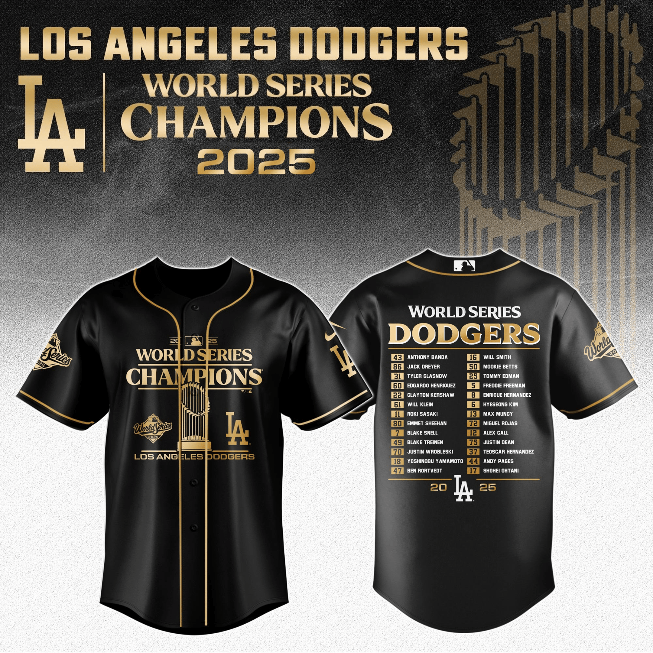 LA Dodgers Champions World Series 2025 Jersey Back 2 Back Champ LA Dodgers Lovers Gifts-1 LA Dodgers Champions World Series 2025 Jersey Back 2 Back Champ LA Dodgers Lovers Gifts-1