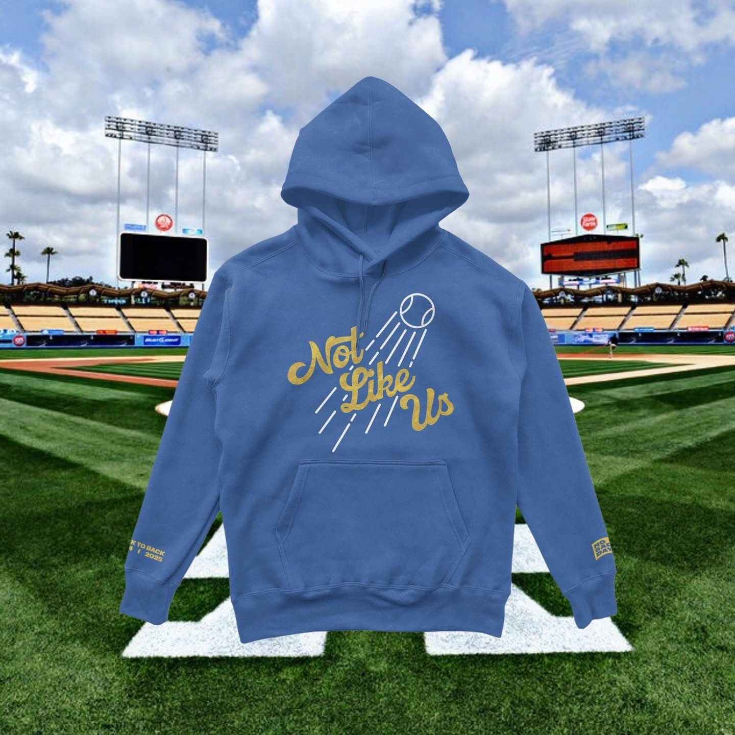 LA Dodgers Not Like Us World Series Champions 2025 Hoodie Dodgers Back To Back Fan Gear-1