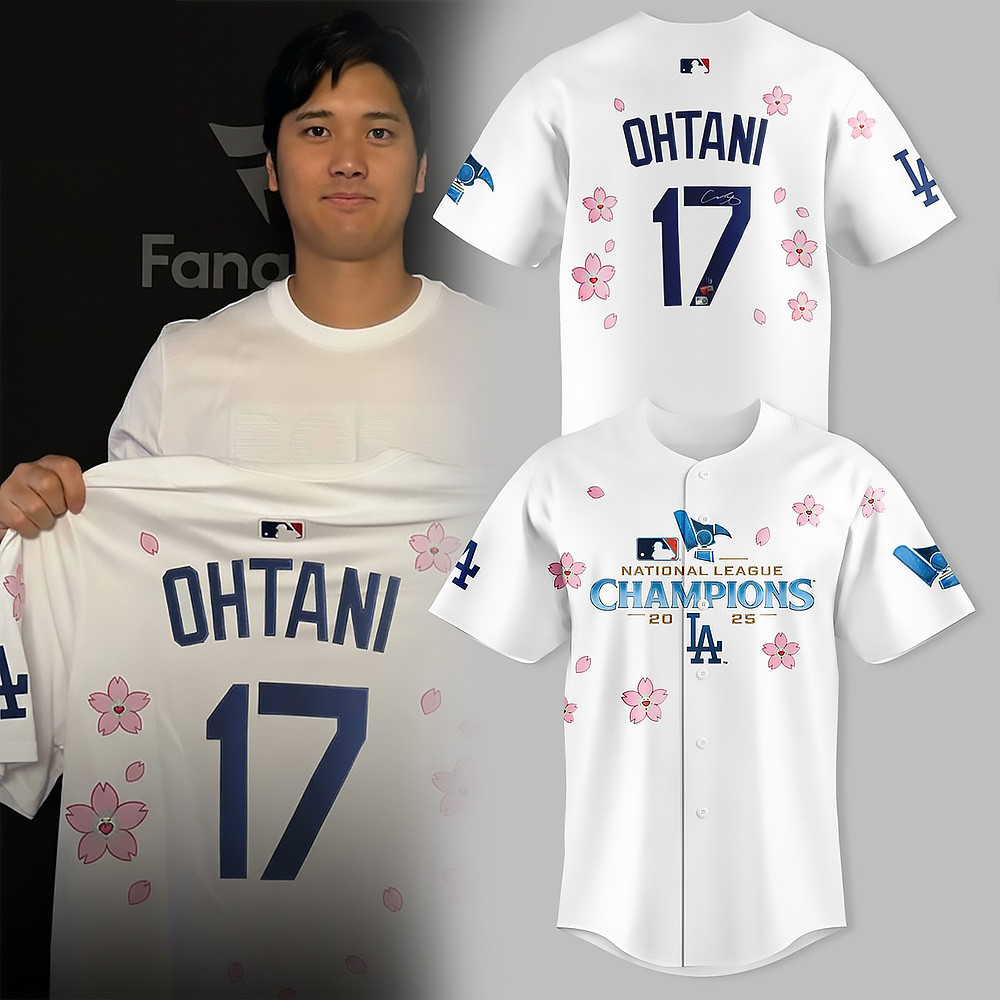 LA Dodgers Shohei Ohtani Baseball Jersey 2025 NLCS Champions Apparel Shohei Ohtani Lovers Gifts-1 LA Dodgers Shohei Ohtani Baseball Jersey 2025 NLCS Champions Apparel Shohei Ohtani Lovers Gifts-1
