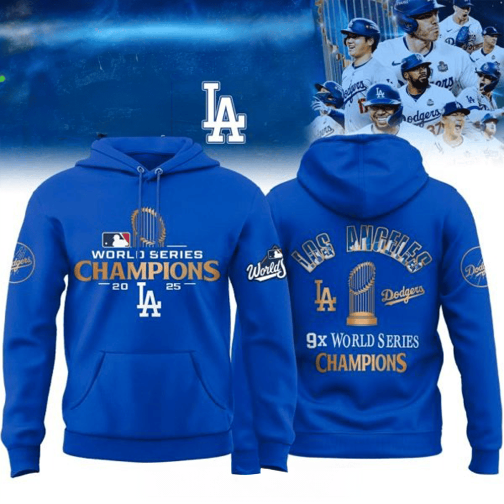 LA Dodgers World Series 24 25 Champs Hoodie Baseball Camp Clothing LA Dodgers Lovers Gifts-1