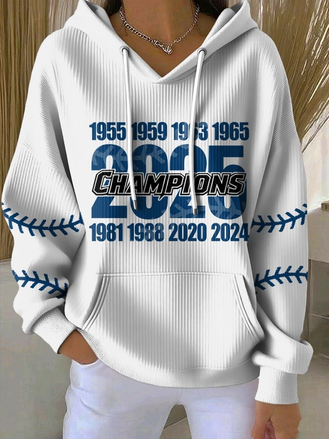 LA Dodgers World Series Champions 2025 Hoodie Dodgers Championship Merch Apparel-1