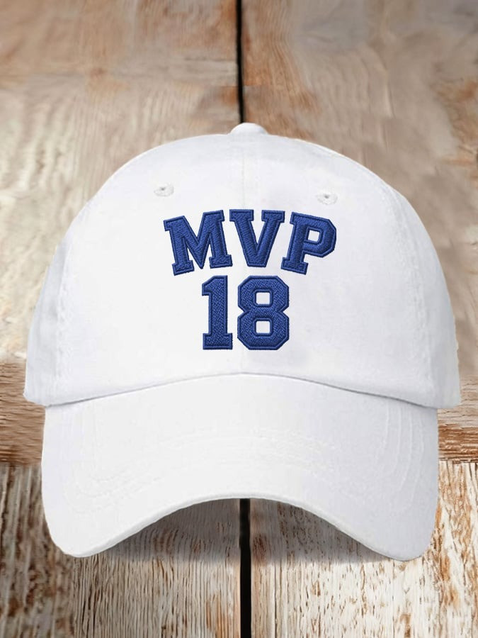 LA Dodgers World Series Champions 2025 MVP 18 Hat Dodgers Championship Merch Baseball Cap-1