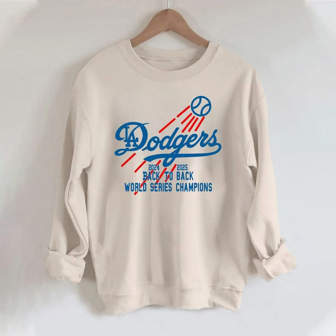 LA Dodgers World Series Champions Sweatshirt 2025 Dodgers Back To Back Champions Merch-1