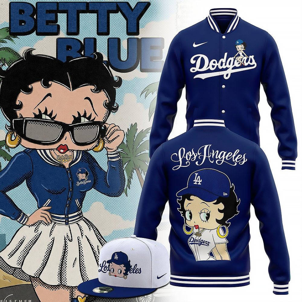 LA Dodgers X Betty Boop Baseball Jacket LA Dodgers World Series Merch 2025 Baseball Gifts-1 LA Dodgers X Betty Boop Baseball Jacket LA Dodgers World Series Merch 2025 Baseball Gifts-1