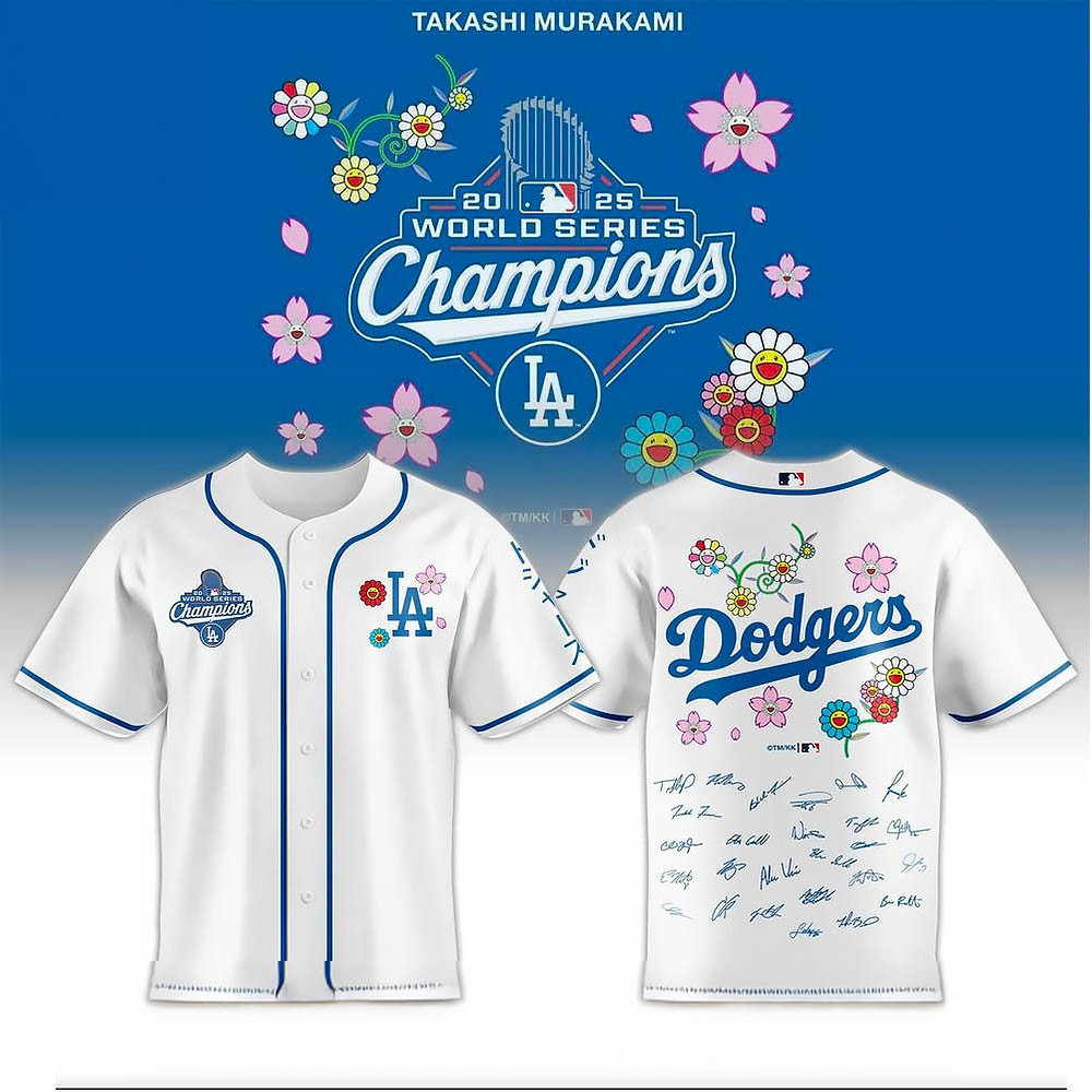 LA Dodgers x Takashi Murakami World Series Champions 2025 Jersey LA Dodgers Fans Gifts Idea-1 LA Dodgers x Takashi Murakami World Series Champions 2025 Jersey LA Dodgers Fans Gifts Idea-1