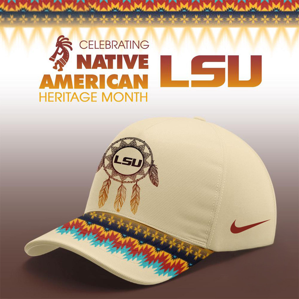 LSU Tigers 2025 NCAA Native American Heritage Hat Tigers Merch Christmas Gifts For Father-1