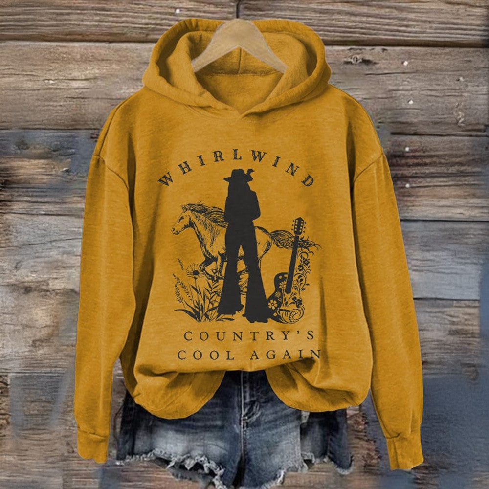 Lainey Wilson Merch Whirlwind Country's Cool Again Hoodie Gifts For Music Fans Gifts For Fans-1
