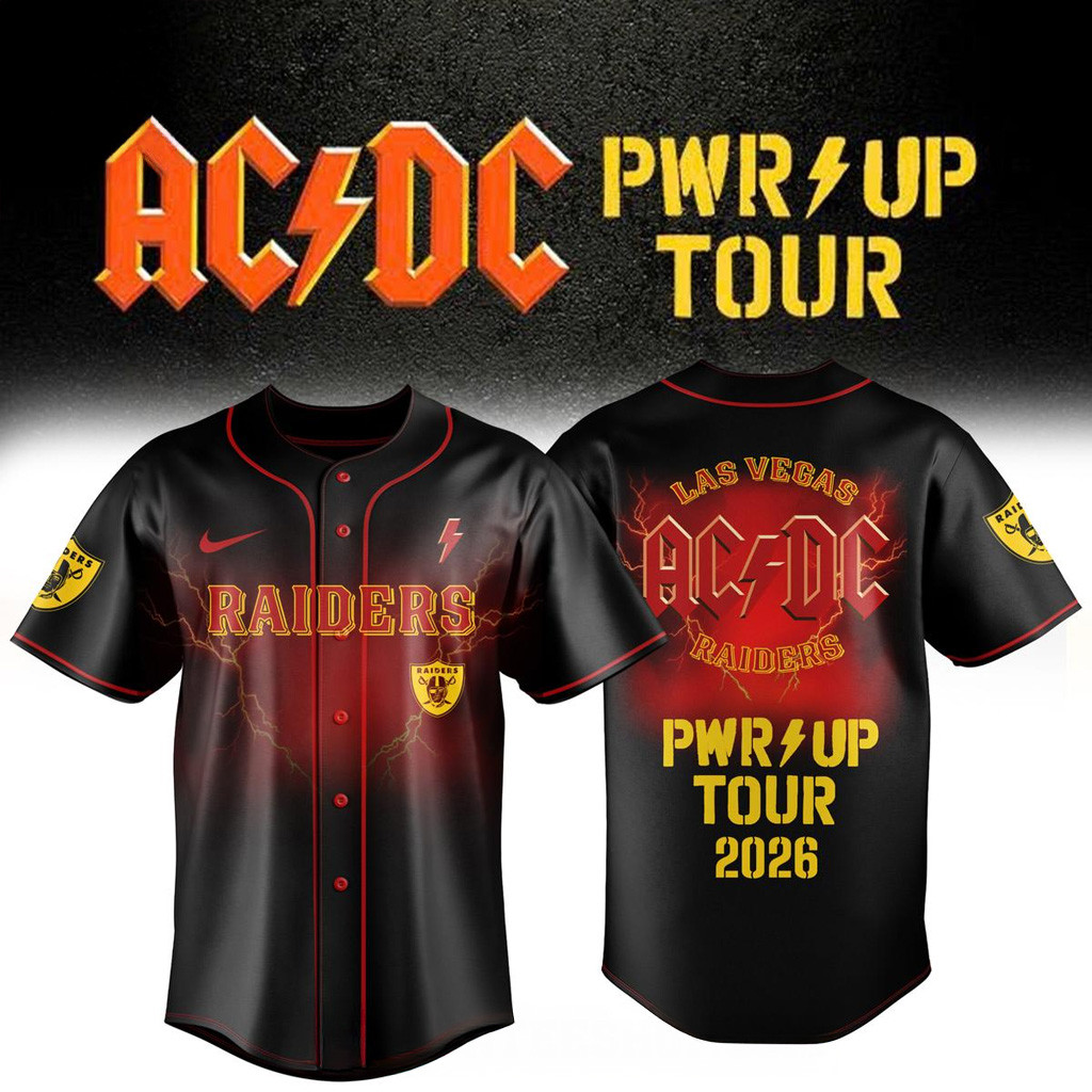 Las Vegas Raiders ACDC Tour 2025 Silver And Sin City Jersey Raiders Merch Gifts For Husband-1