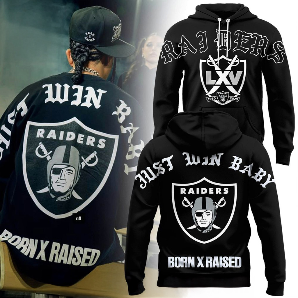 Las Vegas Raiders Born x Raised 2025 Kickoff Hoodie Raiders Merch Gift For Fans-1 Las Vegas Raiders Born x Raised 2025 Kickoff Hoodie Raiders Merch Gift For Fans-1
