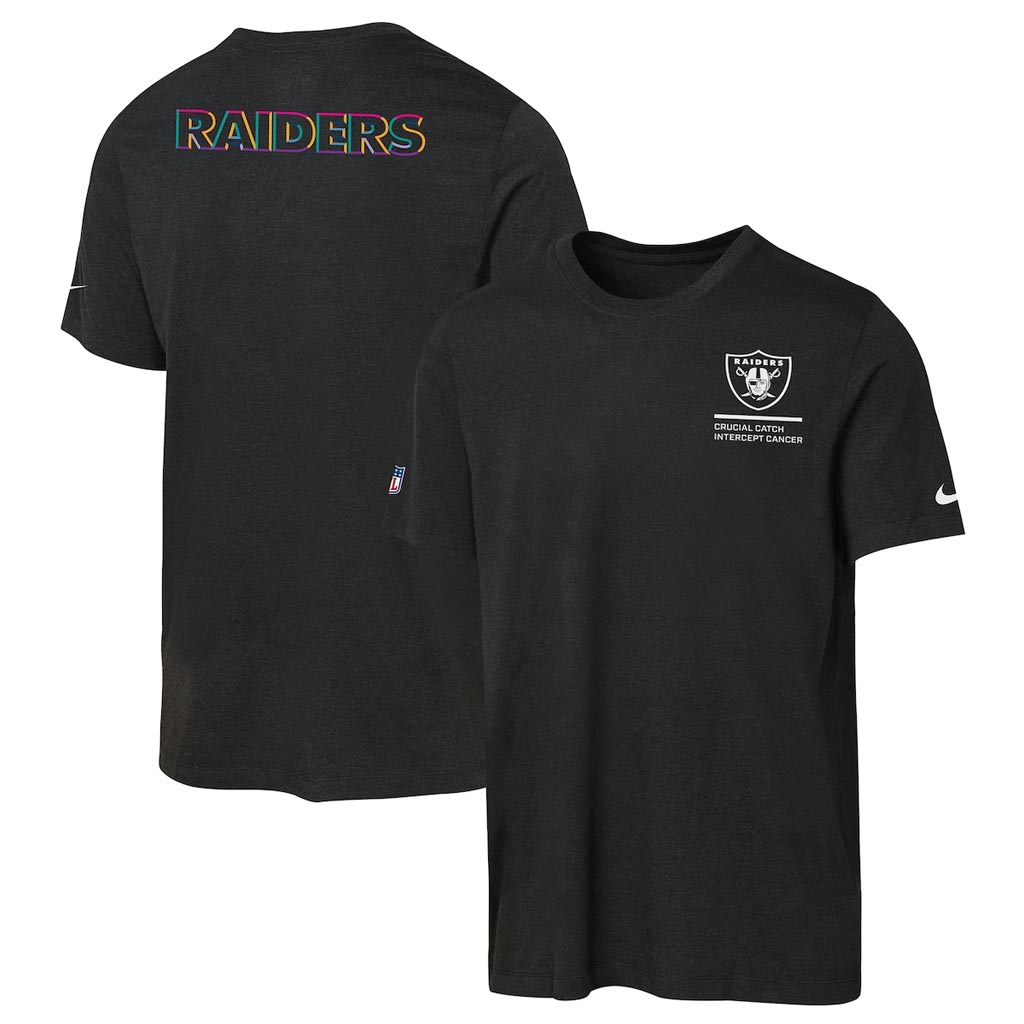Las Vegas Raiders Crucial Catch NFL T-Shirt 2025 Rainbow Raiders Merch Gift For Husband-1 Las Vegas Raiders Crucial Catch NFL T-Shirt 2025 Rainbow Raiders Merch Gift For Husband-1