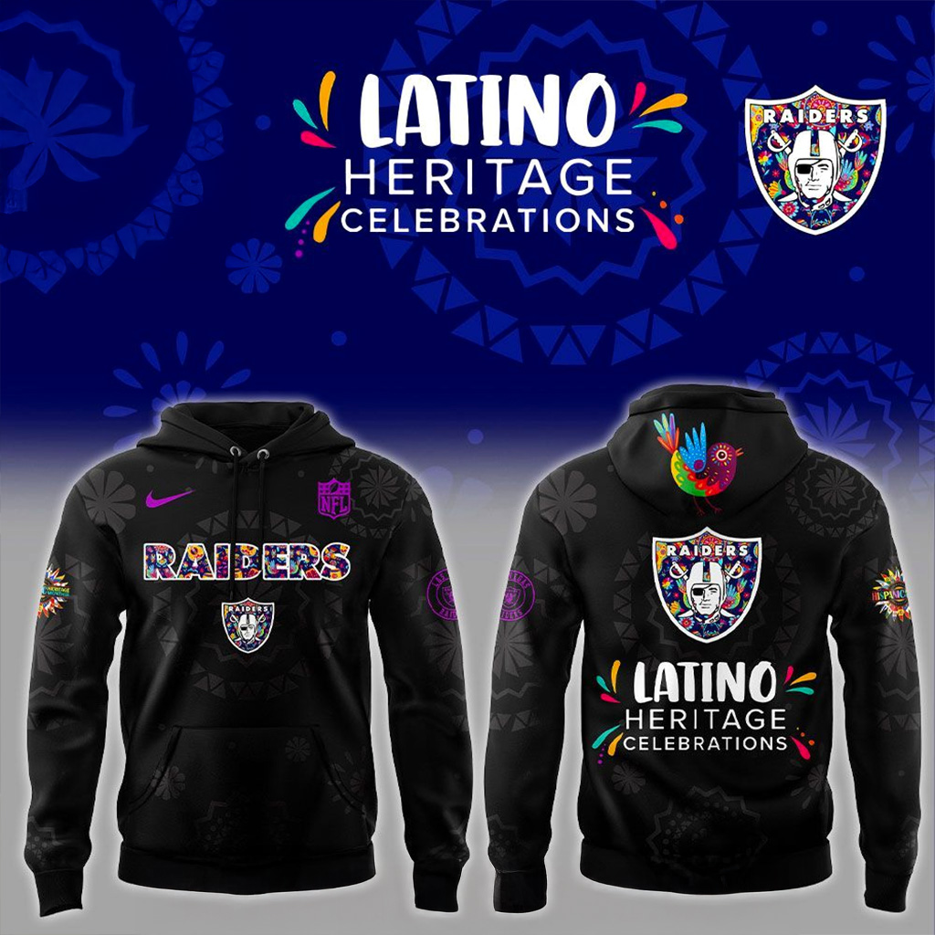 Las Vegas Raiders Latino Heritage Celebrations 2025 Hoodie Raiders Merch Gift For Sister-1