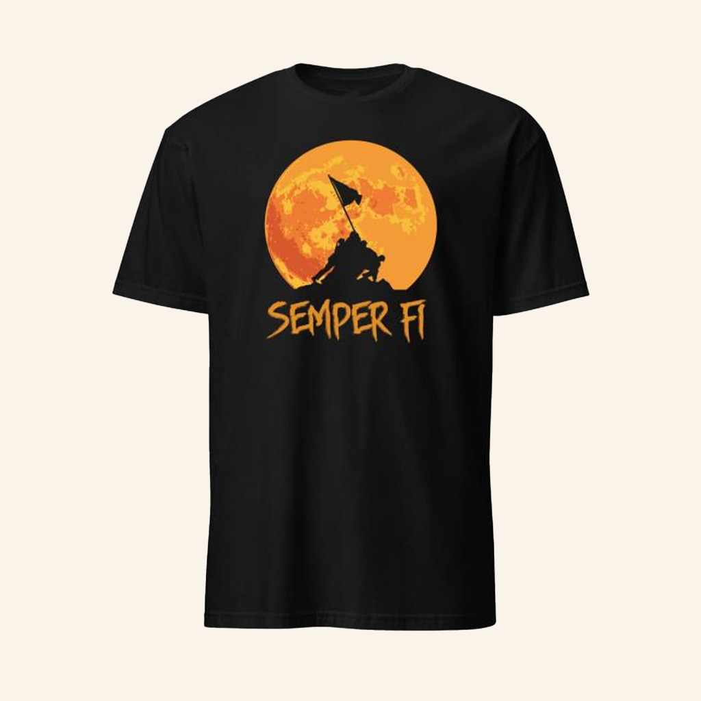 Leatherneck For Life Merch Halloween Semper Fi T-Shirt Best Gifts For Friends-1
