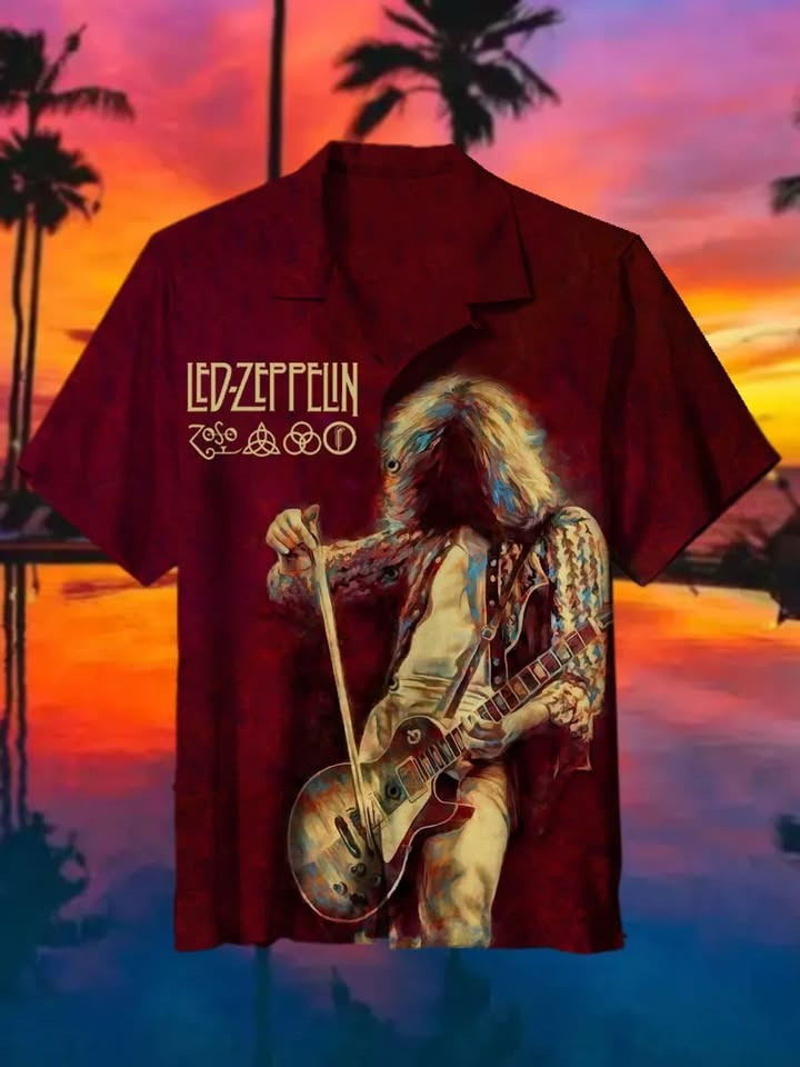 Led-Zeppelin Hawaiian Shirt Best Gift For Led Zeppelin Lovers Fans For Him-1 Led-Zeppelin Hawaiian Shirt Best Gift For Led Zeppelin Lovers Fans For Him-1