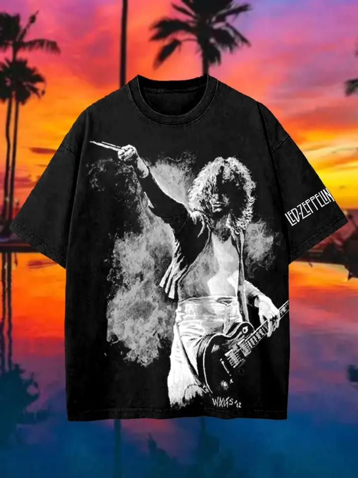 Led-Zeppelin T-Shirt Merchandise Best Gift For Led Zeppelin Lovers Fans For Men-1
