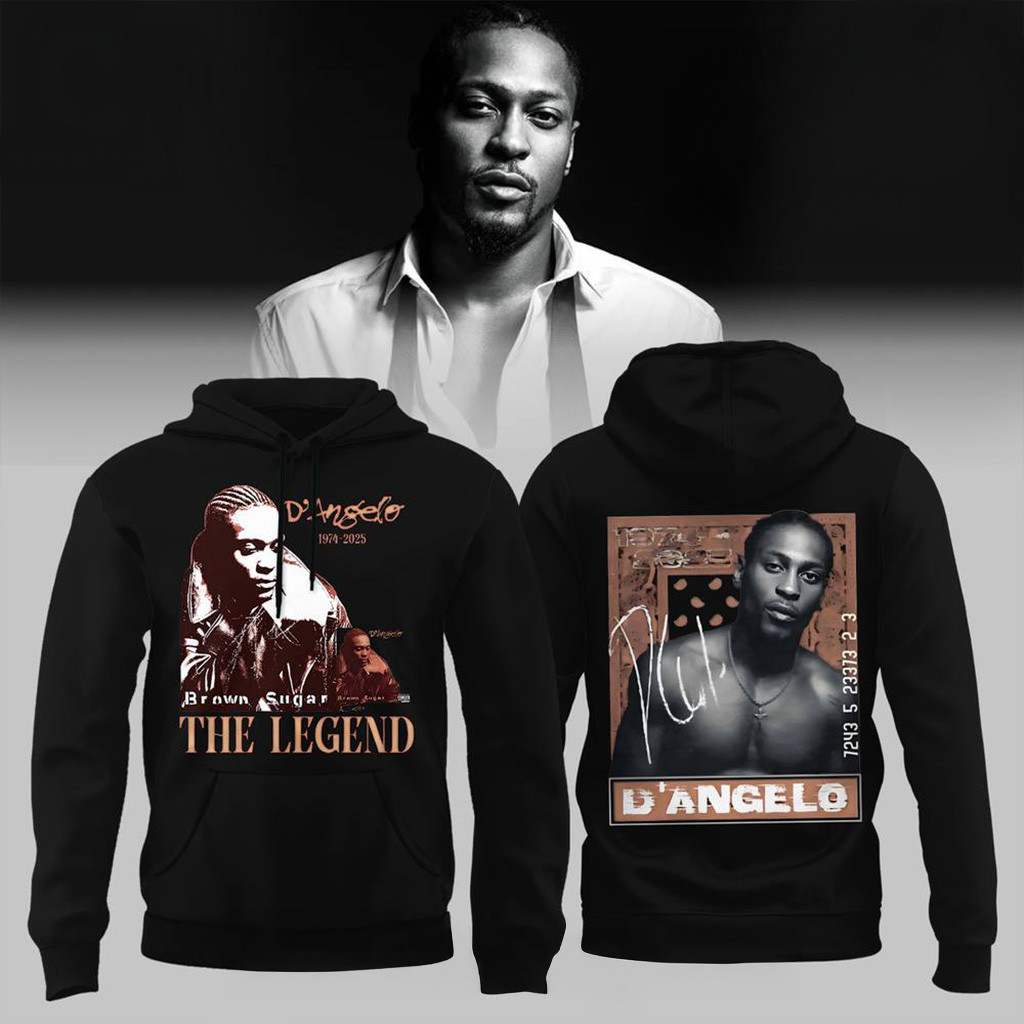 Legendary RB Singer D'Angelo Rest in Peace Hoodie RIP D'Angelo Merch Gifts For Fans-1