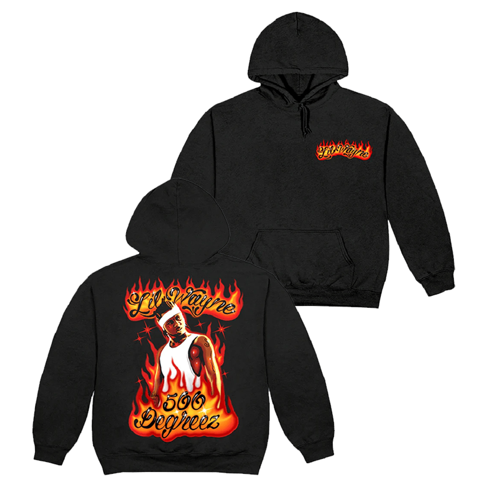 Lil Wayne Merch 500 Degreez Airbrush 20th Anniversary Hoodie Gifts For New Dads Gifts For Fans-1 Lil Wayne Merch 500 Degreez Airbrush 20th Anniversary Hoodie Gifts For New Dads Gifts For Fans-1