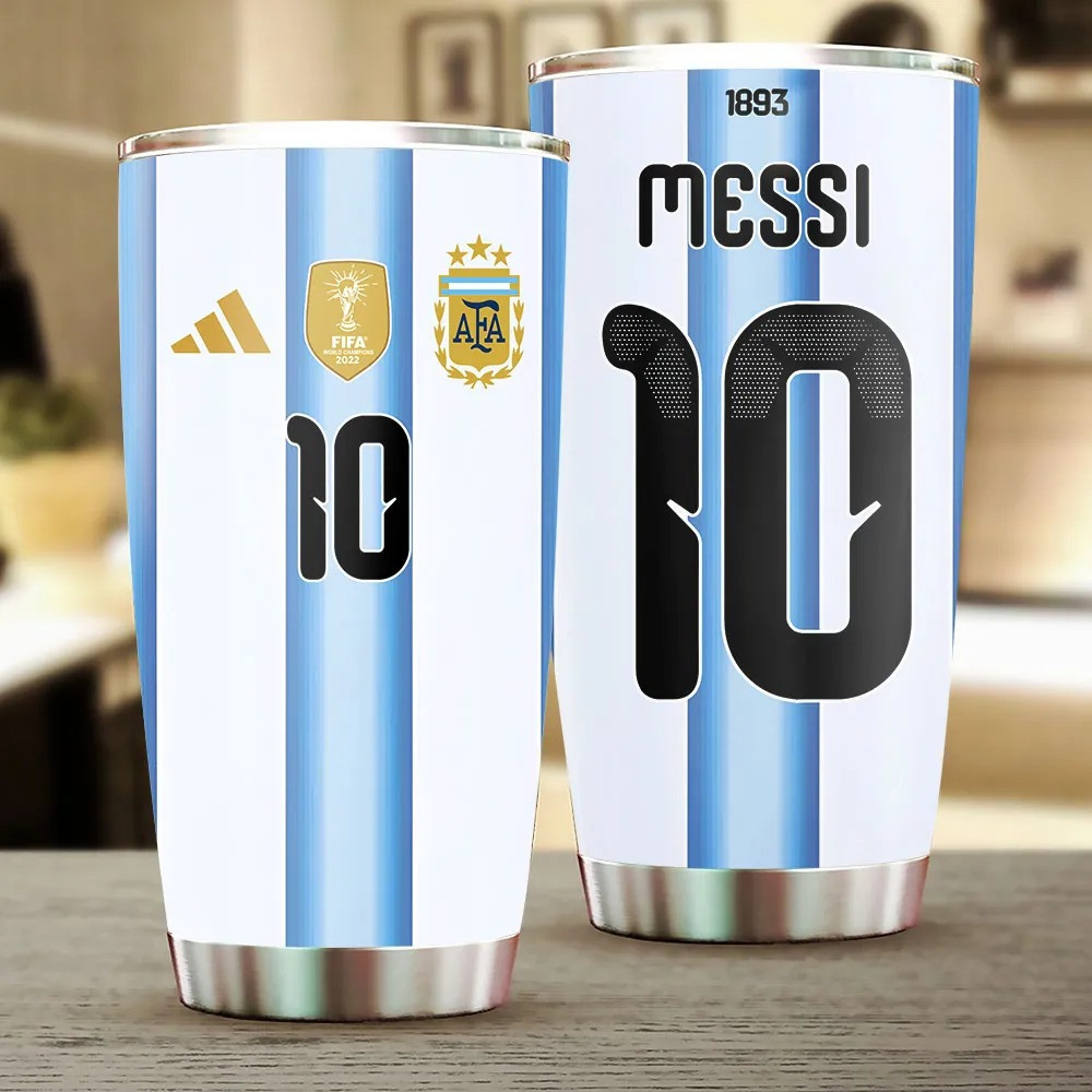 Lionel Messi X Argentina National Team World Cup 2026 Tumbler Fan Merch Gifts For Husband-1