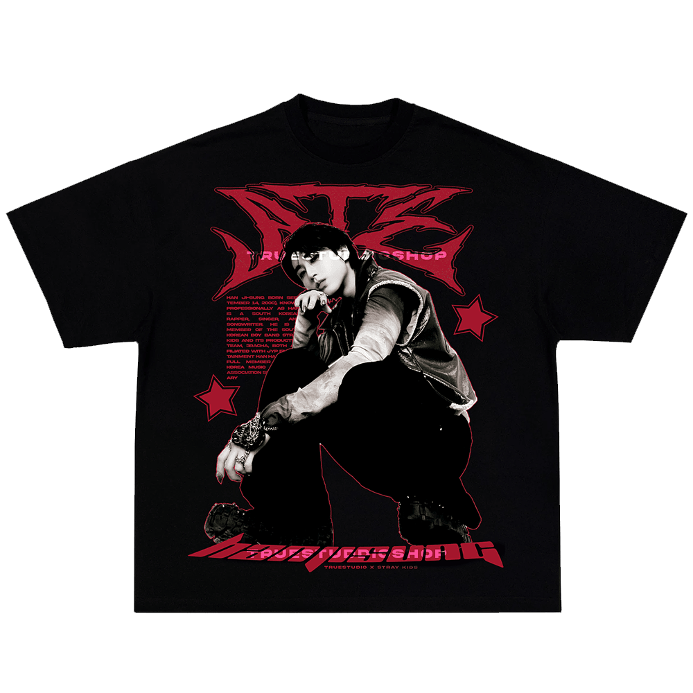 Live Nation Stray Kids Merch Han Jisung T-Shirt Stray Kids Tour Merch Cool Mothers Day Gifts-1