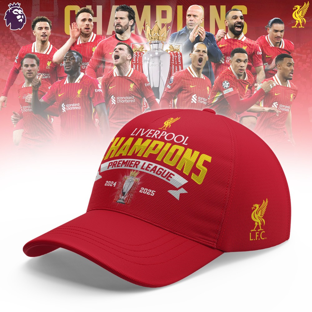 Liverpool Champions Premier League Hat 2024 2025 Liverpool FC Fan Merch Gifts-1 Liverpool Champions Premier League Hat 2024 2025 Liverpool FC Fan Merch Gifts-1